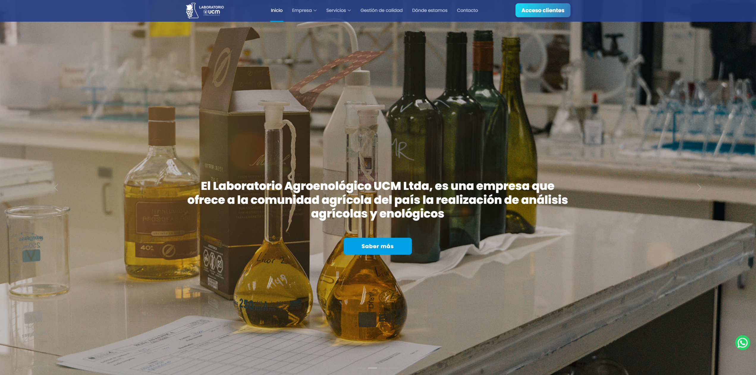 Desarrollo web para Laboratorio ENOLAB